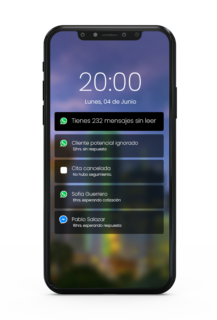 Notificaciones perdidas